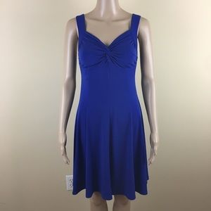 Moda International Small Dress Blue Twist Front